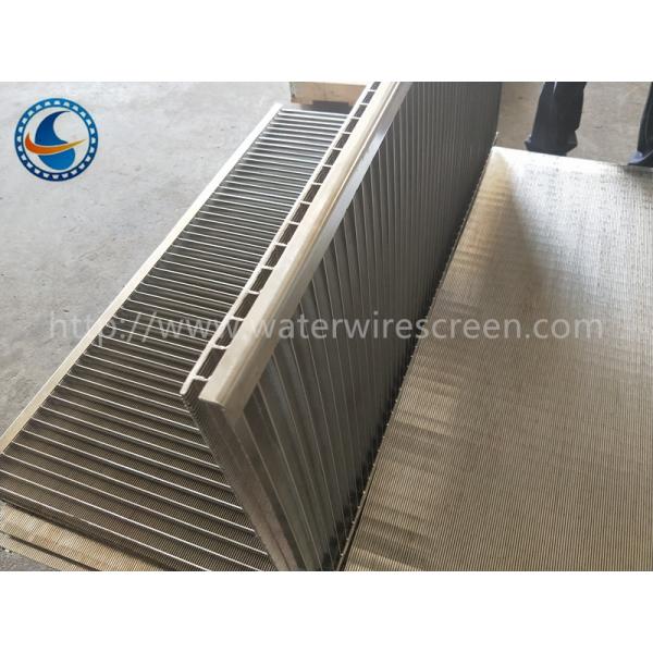 L500mm Stainless Steel Wedge Wire Screen Panels For Coal Washing Equipment