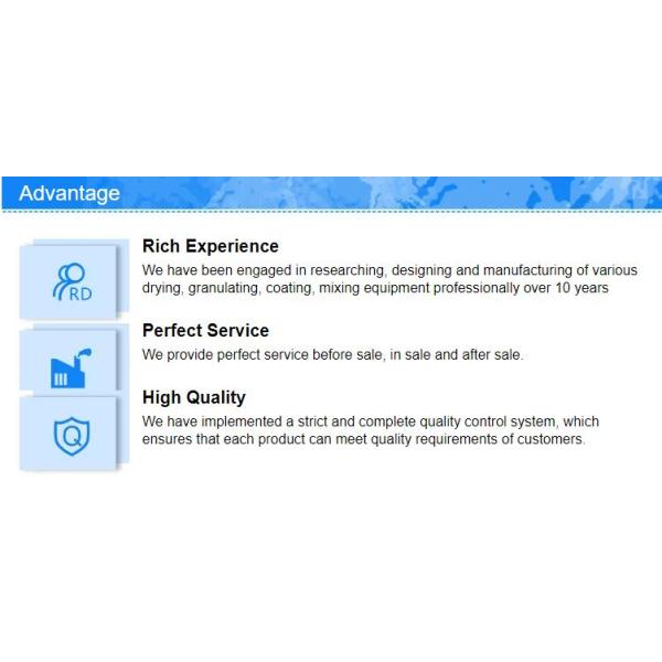 Feed Additives Fluid Bed Coating Process For Granules Pellets Pills Powder Coating Machine