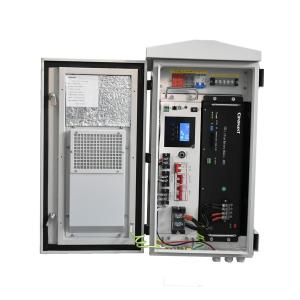 Outdoor Telecom Cabinet Integrated IP55 Outdoor Solar Power System 3KW / 5KW 2