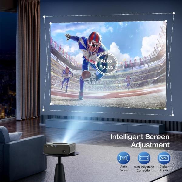 Q10 1080P Native Full HD Projector , Daytime Projector Android 12.0