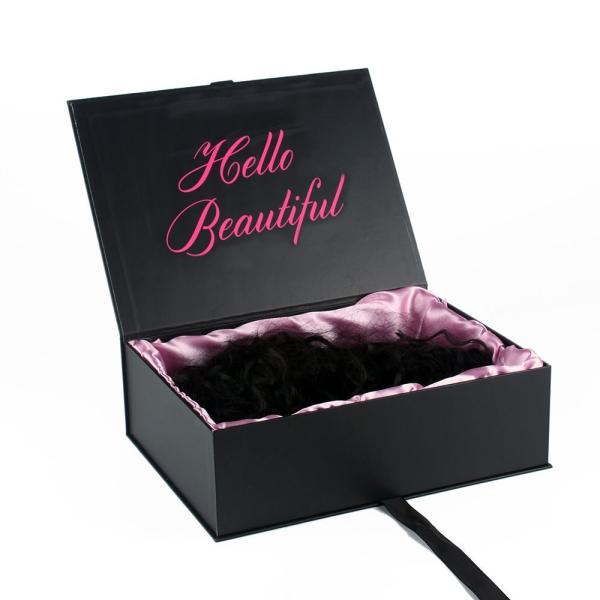 Foldable Rigid Cardboard Box With Magnetic Closure Paper Gift Box For Watch Wedding Party