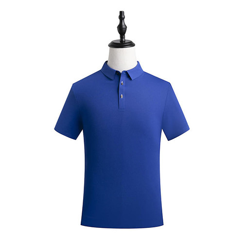 High Grade Pure Color Mercerized Cotton POLO Shirt With Short Sleeves