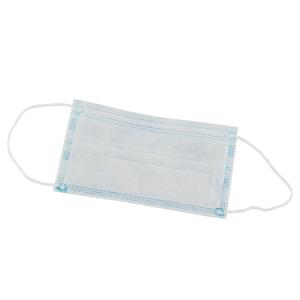 Adults Blue Anti Bacterial Mask , Surgical Disposable Mask Hypoallergenic