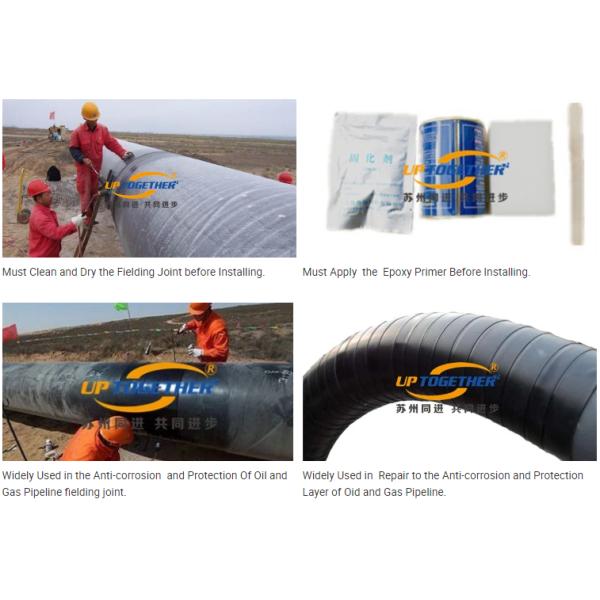 30M Length Heat Shrink Sleeve , Anti Corrosion Shrink Wrap Sleeves WSS60