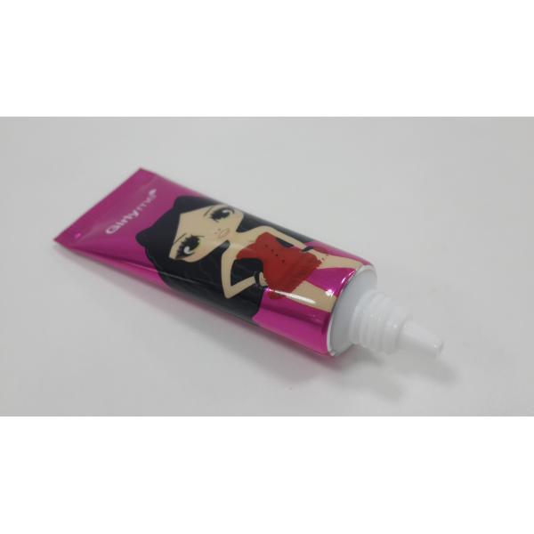 10g Eye Cream Packaging Shiny CAL Cosmetic Tube With Long Shoulder , Colorful Printing Diameter 19mm