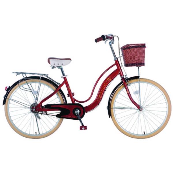 26 size elegant city bike for lady with Shimano Nexus 3 inner speed with front basket