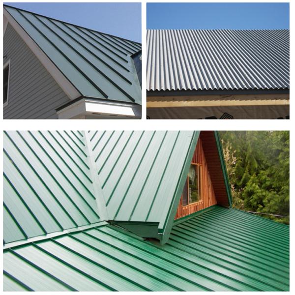 Mid Hard Color Coated Metal Sheet Z30 Corrugated Metal Roofing Sheets Customized