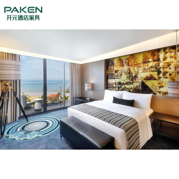 Solid Wood Natural Veneer Custom Hotel Furniture