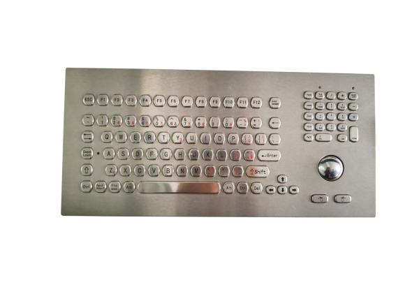Buy Waterproof CNC Industrial Split Keyboard With Trackball / Ruggedized Touchpad at wholesale prices