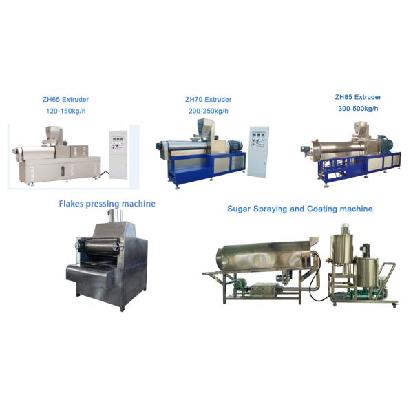 Stainless Steel Automatic Rolled Oats Processing Line for Breakfast Cereal Production