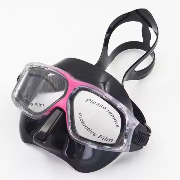 Lightweight Wide View Free Dive Snorkel Mask Fashion For Spearfishing Hunting