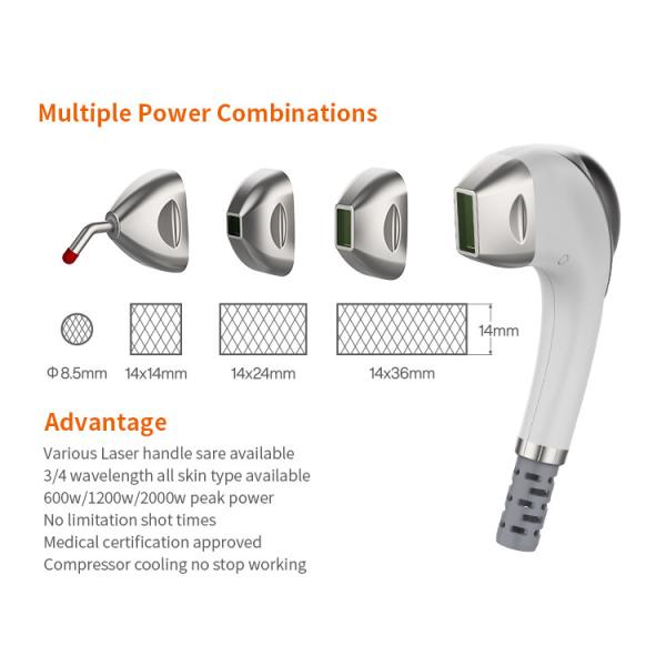 4 In 1 Diode Laser Hair Removal 4 Wavelength 755 808 940 1064nm Diode Laser Hair Removal Machine