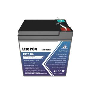 China 12v 6ah Electric Motorcycle Lifepo4 Rechargeable Battery Small on sale