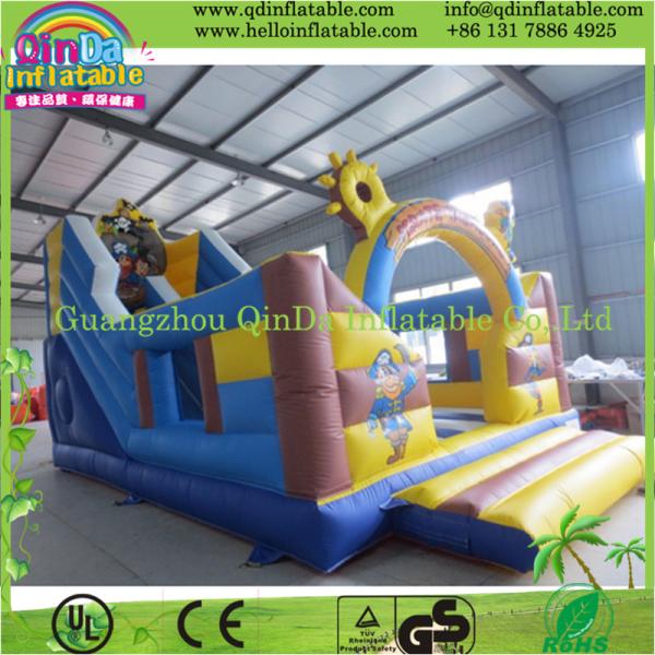 Buy Inflatable Playground Large Inflatable Slide Playground Slide Bouncer Game at wholesale prices