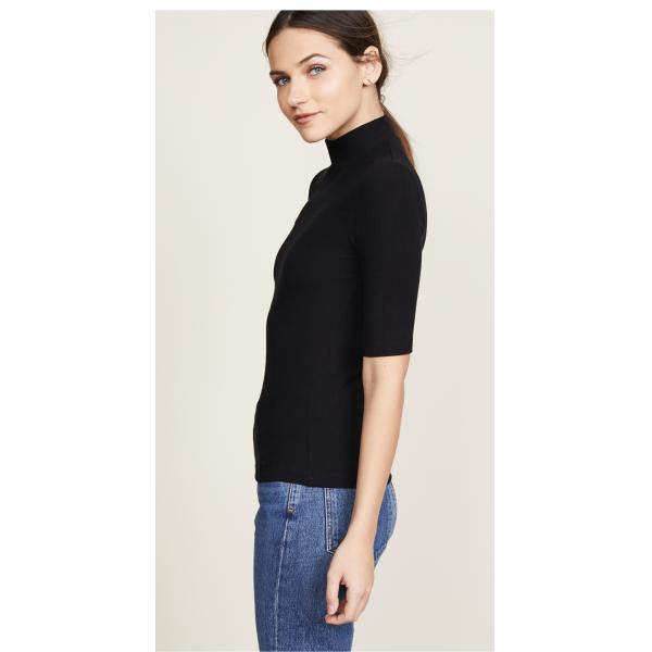 Simple Design Clothing Black T Shirt Women