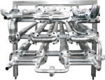 Customized Capacity Circular Heat Exchanger , Plate Frame Heat Exchanger Small