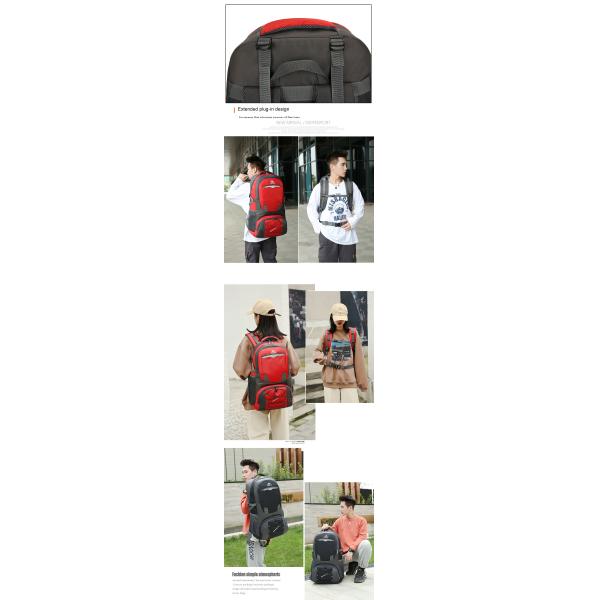 40L 60L 80L Waterproof Hiking Backpack ISO Lightweight Camping Backpack