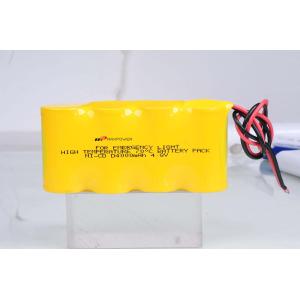 Quality Emergency Lighting Battery NiCad D4000mAh 4.8V 70 Degree CE for sale