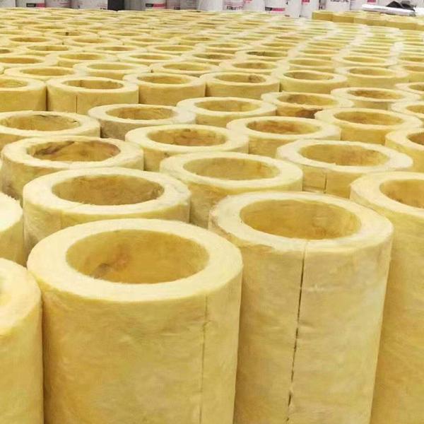 Heat Insulation Glass Wool Tube Shell With Aluminium Foil 1000mm