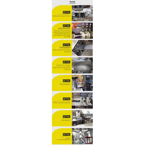 DPP-90l Auto Liquid Cosmetic Blistering Mask Machine Essential Oil Blister Packing Machine