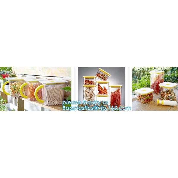 Food Saver Vacuum Storage Embossed Vacuum Bag for Keep Food Fresh, Meat Vegetable Fruit Keep Fres Kitchen Vacuum Bags Wr