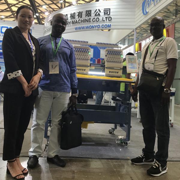 WONYO 2 Head Computer Monogram Cap T-shirt Flat Embroidery Machine Price for Nigeria