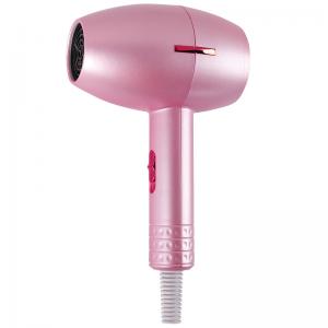 China Pink Color Fashion Cylindrical Type OEM Custom Light Weight Hair Dryer Mini Dual Voltage Blow Dryer With Overheating Pro on sale
