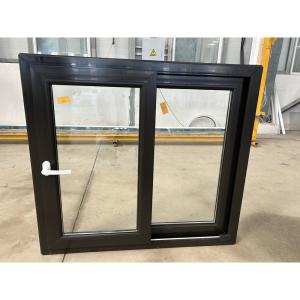 Quality Frame Black PVC Double Glazed Upvc Sliding Sash Windows Customizable for sale