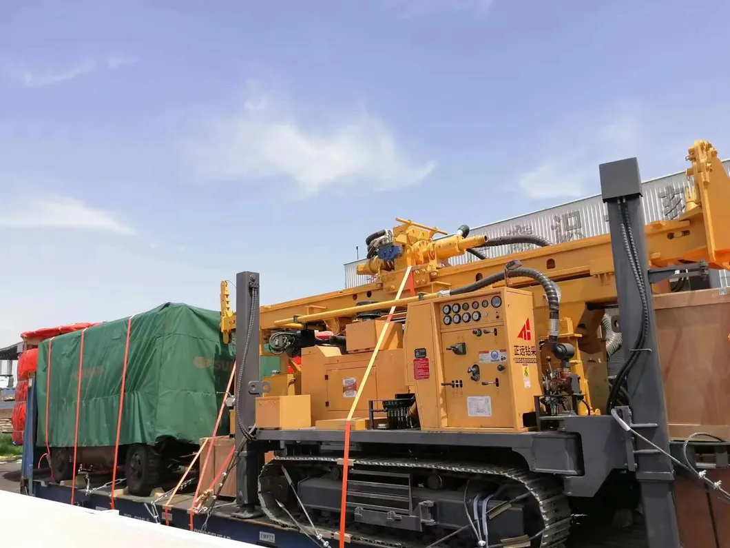 Diesel Engine Truck Mounted Drilling Rig 450mm Diameter Water Well Drilling Machine