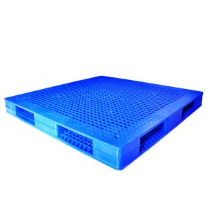 Quality Durable Blue Reusable Plastic Pallets With Virgin HDPE / Recycled PP for sale