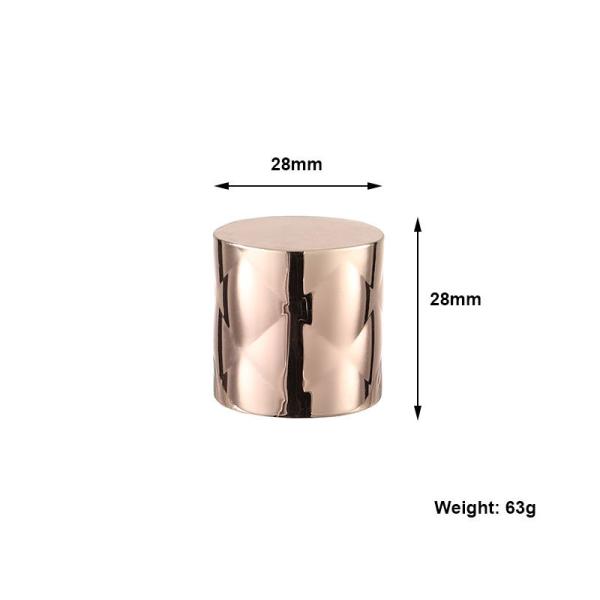 Zamac Cover Luxury Perfume Bottle Cap Wholesale Design Zinc Alloy Perfume Lids