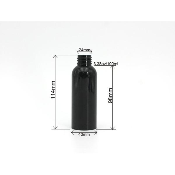 Black 145mm 3.38oz Cosmetic Spray Bottles