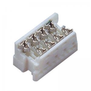 China WCON IDC Type Circuit Board Wire Connectors 1.27mm  24p Pbt White Sn Plated on sale