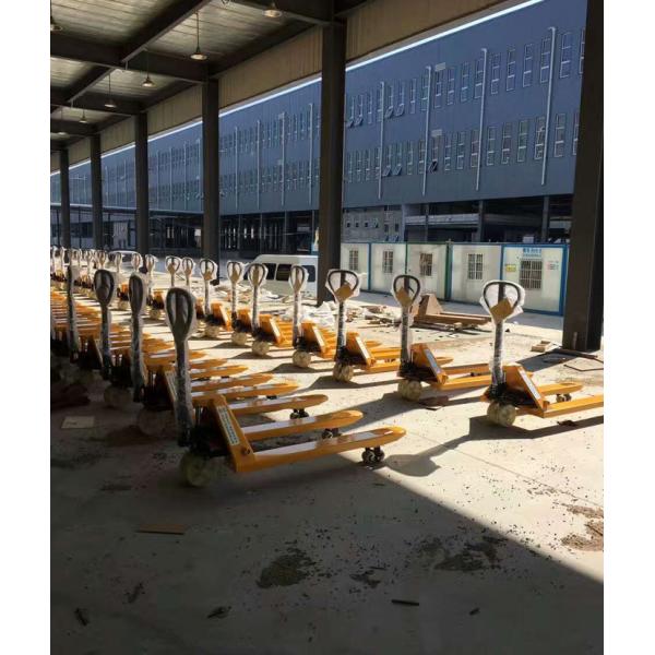 High Loading Hand Pallet Jack , Single Speed Pump Manual Pallet Truck