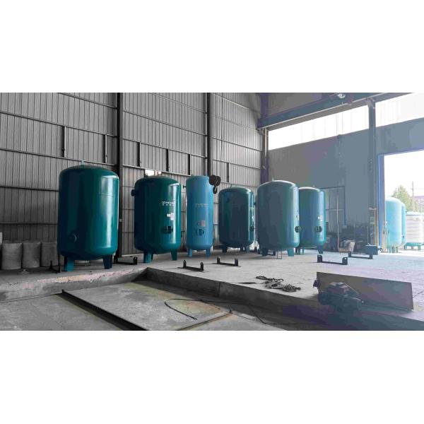 Sanitary Distribution Air Compressed Air Receiver Tanks Horizontal Tank PED Certified