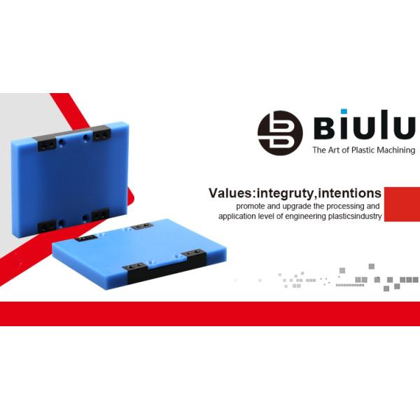 Blue Color Cast Nylon Sheet , Cnc Turning Parts Mrico Machining OEM / ODM