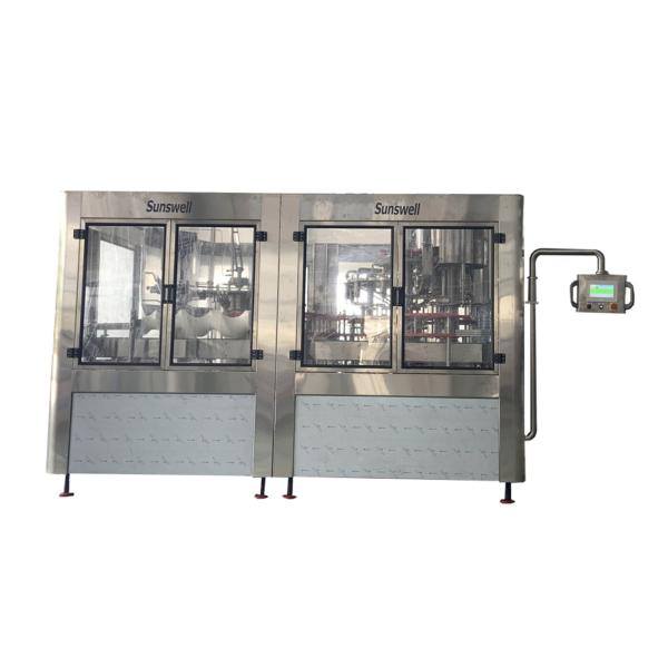 Drinking Water Washing Filling Capping Bottling Production Line For 3L - 15L Gallon Jar
