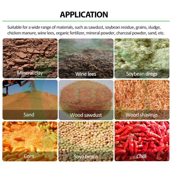 Drum Roller Wood Sawdust Dryer Wood Chips Drying Machine