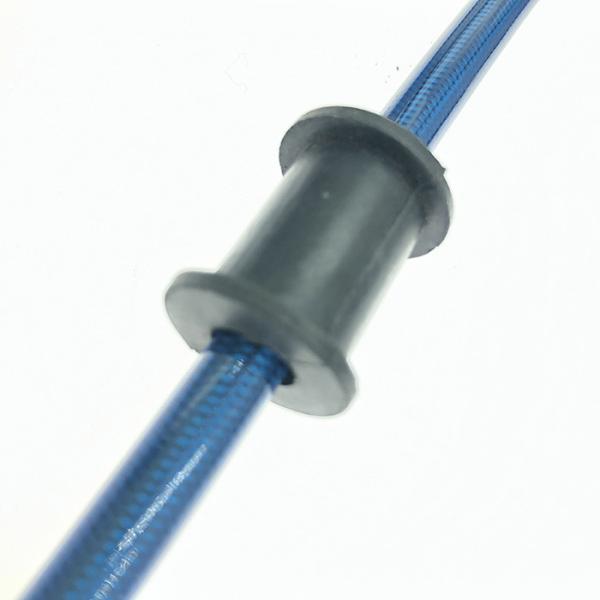 Silicone Rubber Hose Protection Sleeve Gray Color For Motorcycle