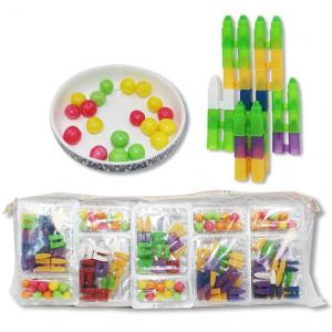Quality Novelty Puzzle DIY Building Blocks Toy With Compressed Candy for sale