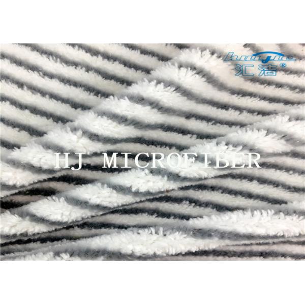 Microfiber Fabric Coral Fleece Fabric With Grey Hard Wire Fabric Refill For Mops Customized Density