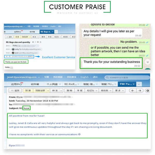 Organic Jasmine Green Tea Stand Up Zipper Pouch Transparent Window Kraft Bags 10 Packs