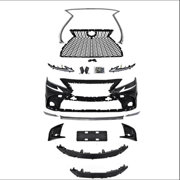 Modified Lexus Large Surround Front And Rear Bumper Mid Net For Toyota Camry