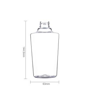 Sustainable Unique Shape 400ML Shampoo Pump Dispenser Bottles