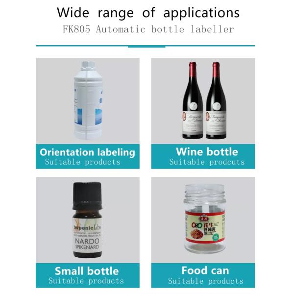 1935mm Automatic Round Bottle Labeling Machine for Beer Cans and Plastic Jar Stickers