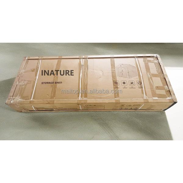 Storage shed door detail