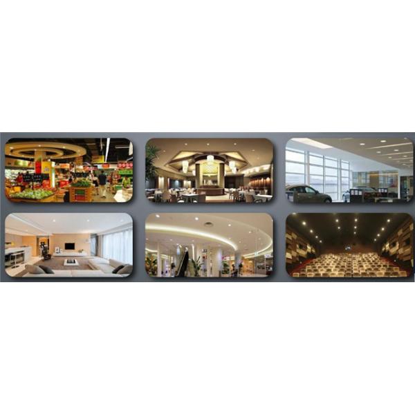 SMD 2835 Led Recessed Ceiling Panel Downlight 5W 12W 3000K For Sitting Room