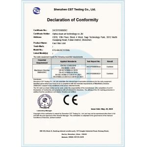 Alpha Clean Air Technology Co.,Ltd Certifications