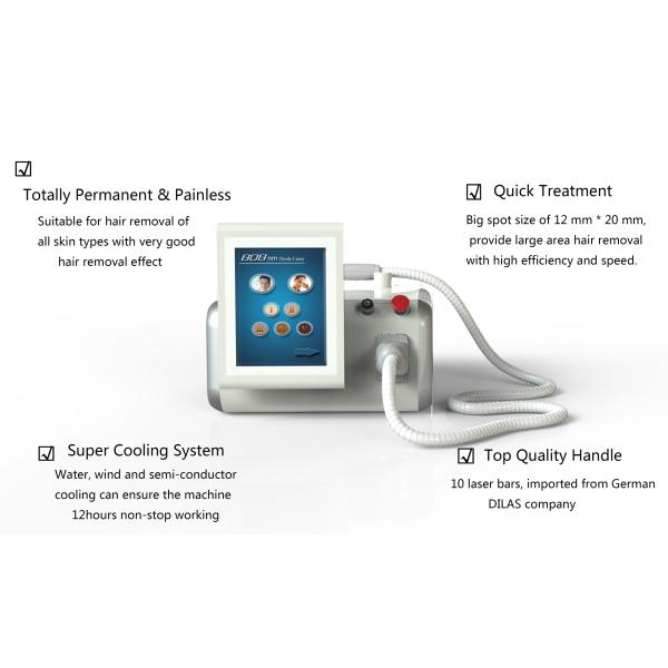 high power unhairing 808nm professional laser diode for whole body depilation