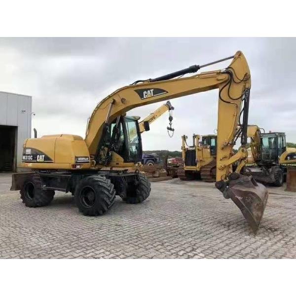 Second Hand 12T M312B Caterpillar Wheeled Excavator